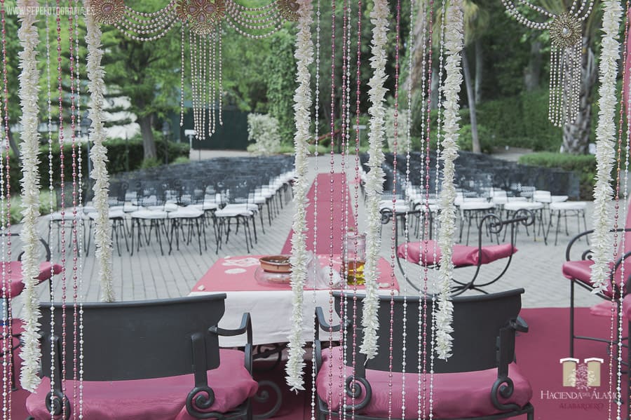 boda hindú Hacienda del Álamo