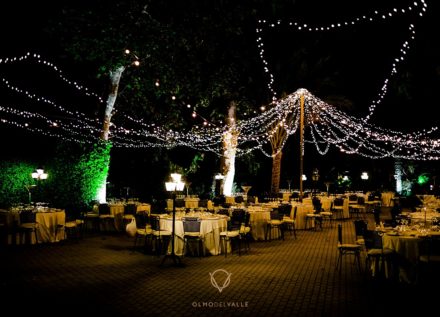 Boda de noche en el Jardín de Verano