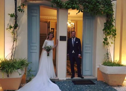 Fran y Elena, los novios ganadores el día de su boda
