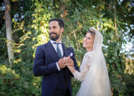 Novios en Hacienda del Álamo